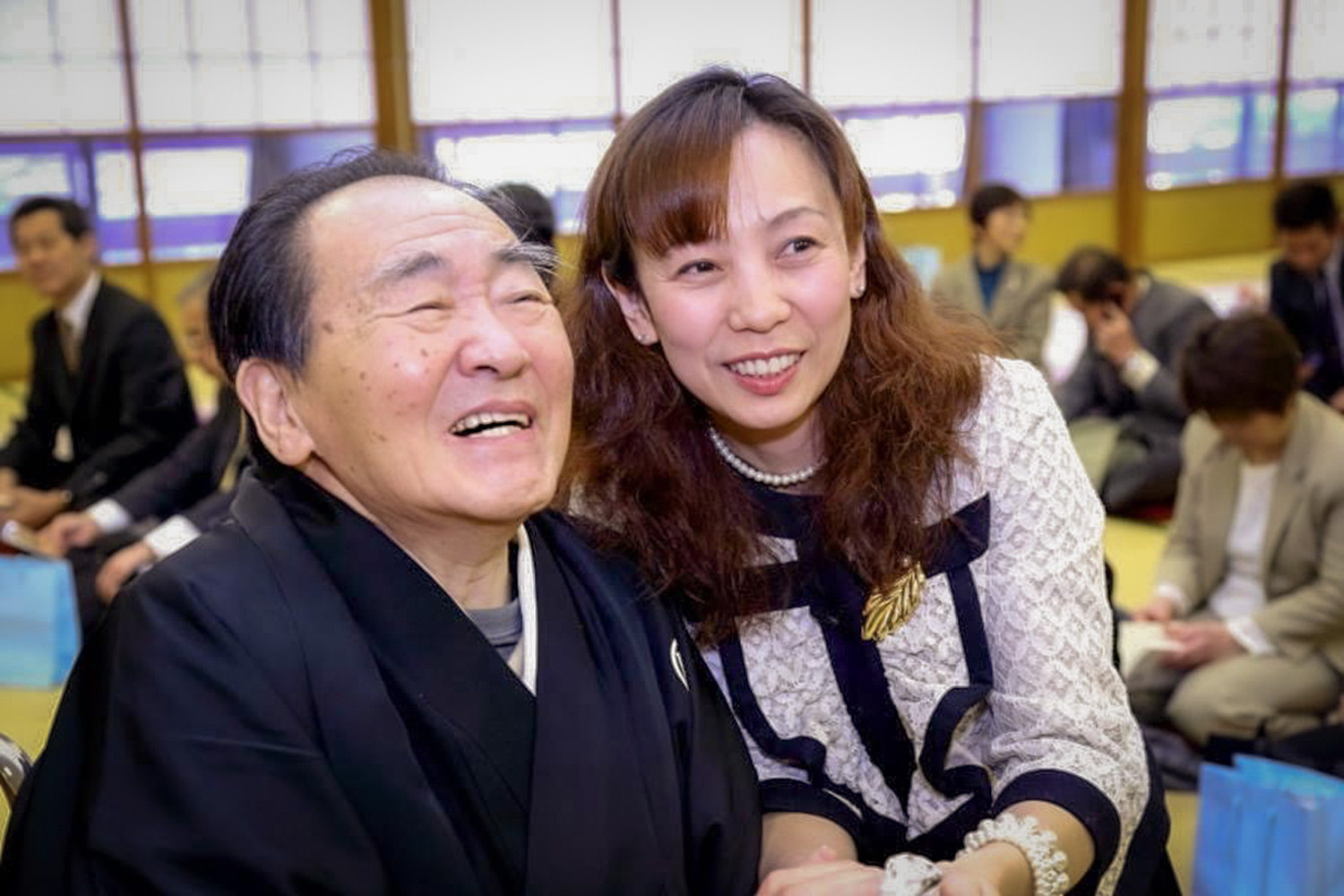 中山靖雄先生と入江さんの2ショット